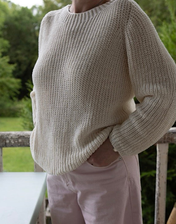 Linen blend Pullover