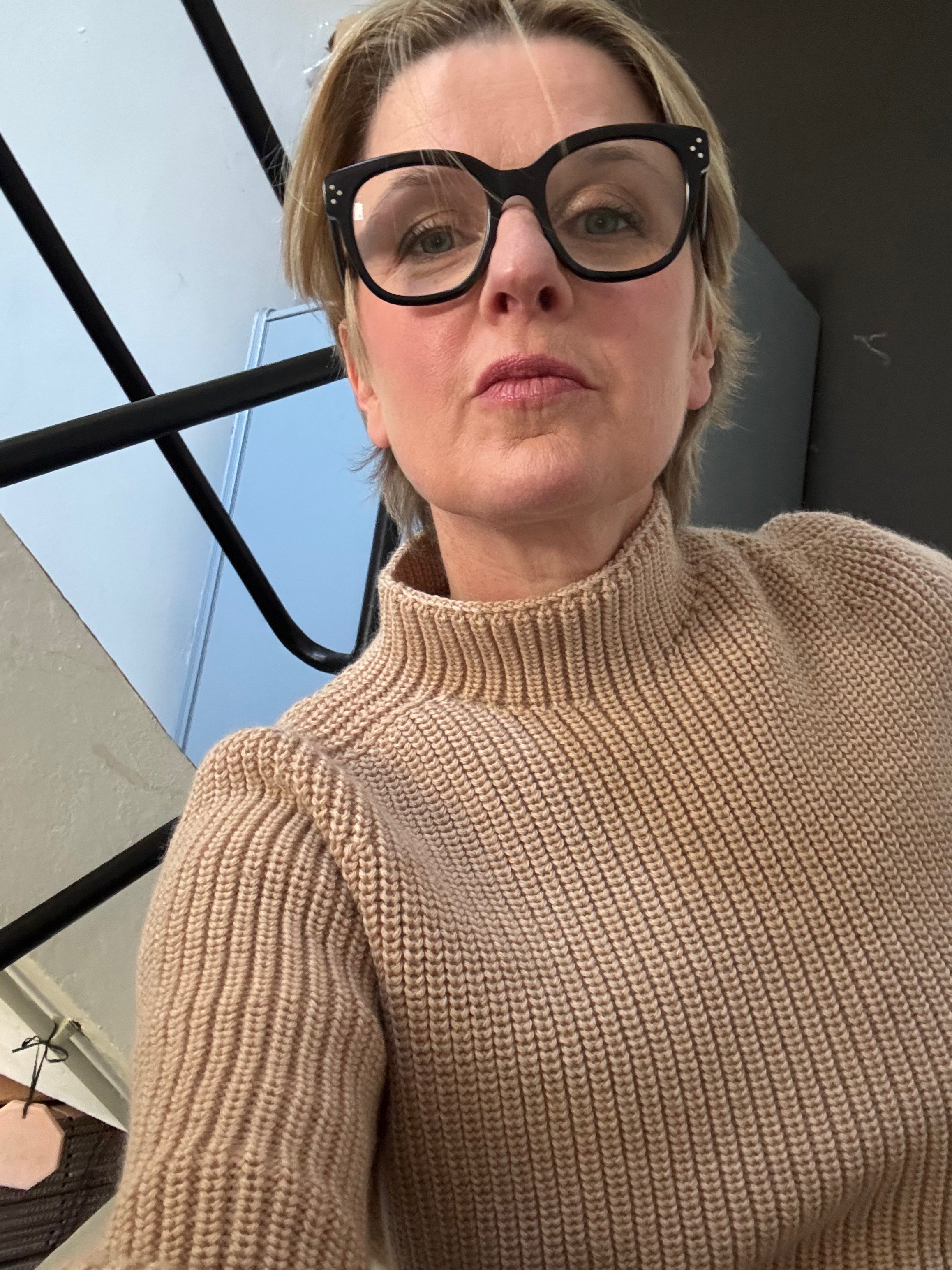 Pure Merino Stand Collar Pullover
