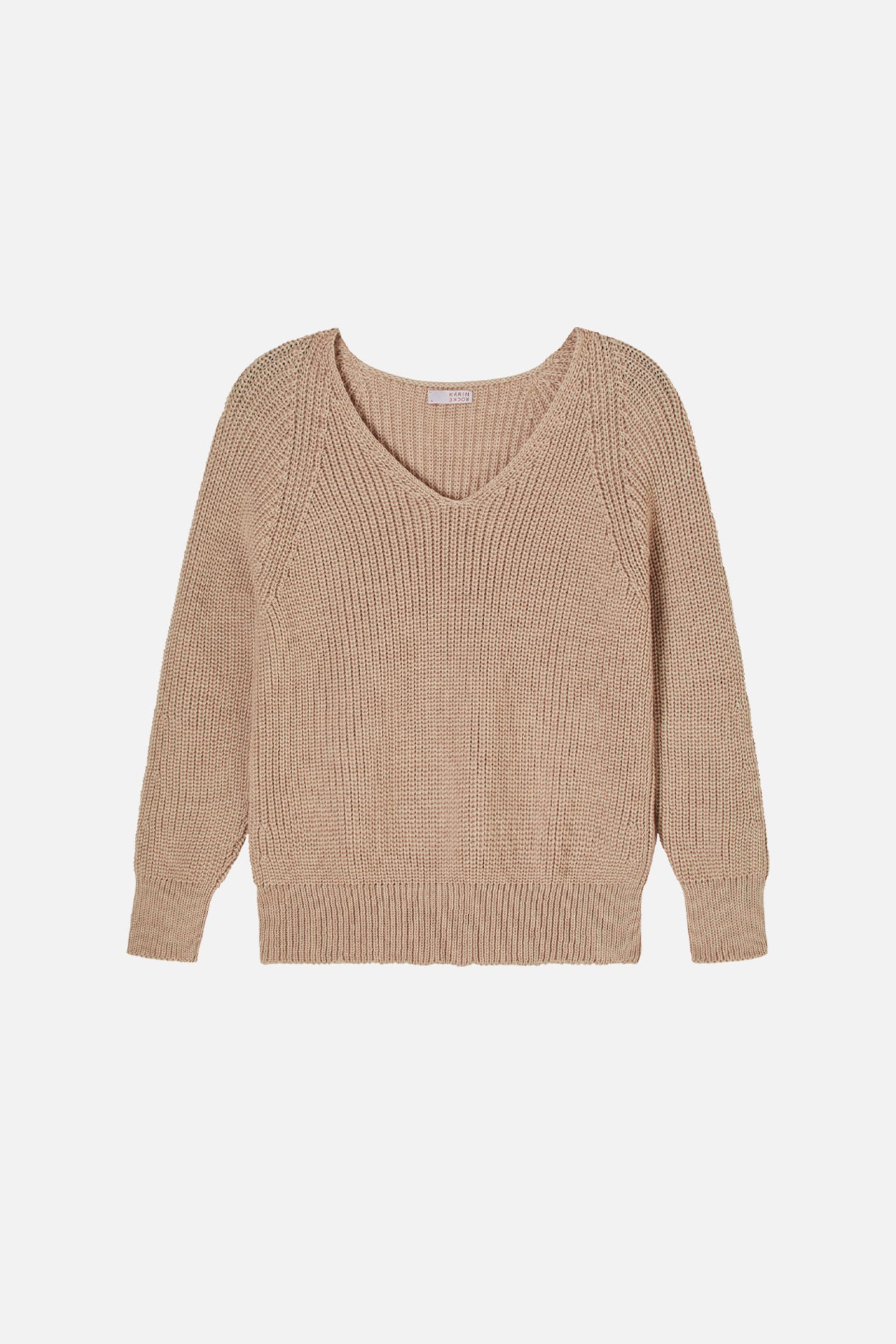 Chunky V-neck in Cozy Merino