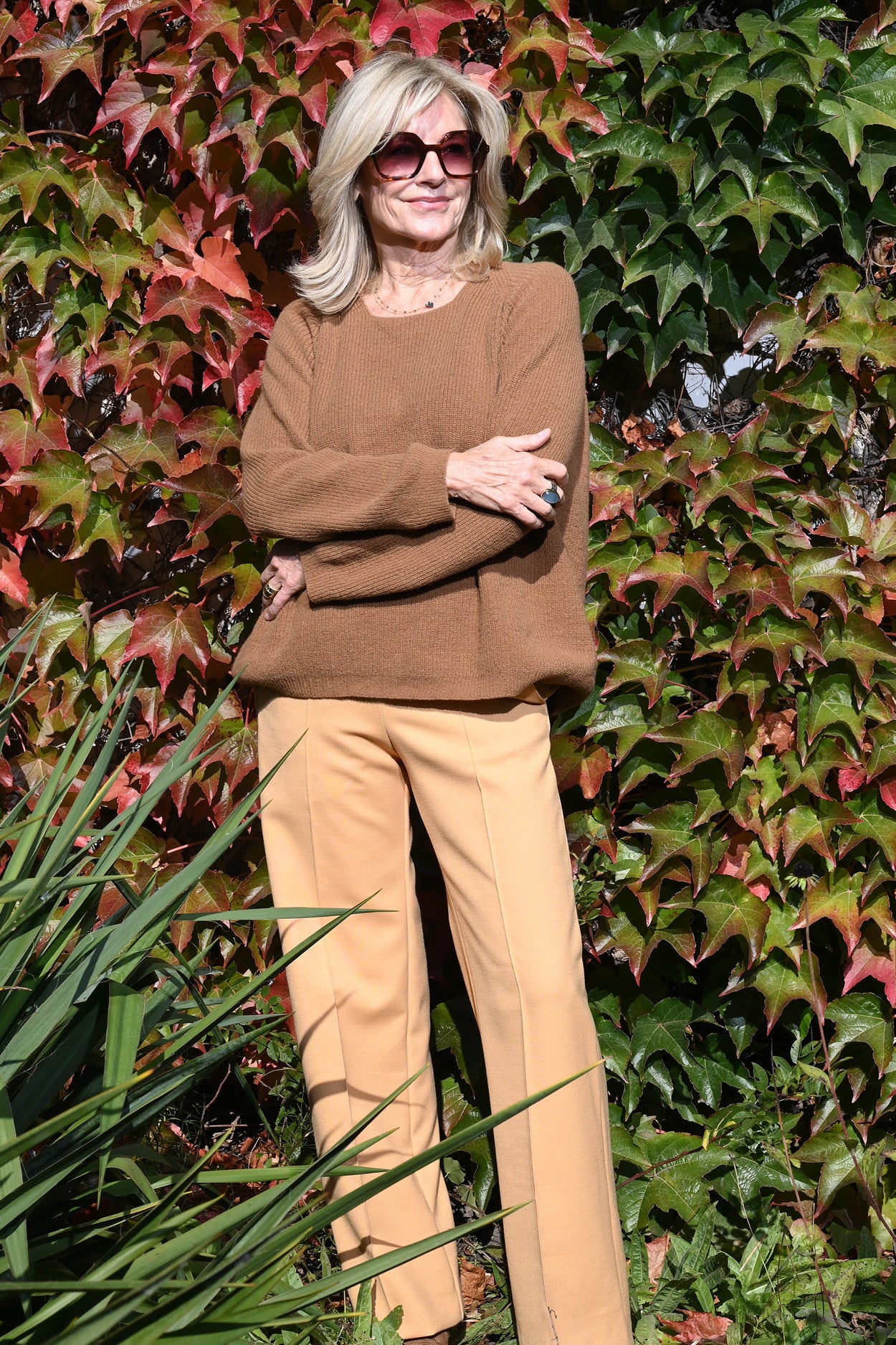 Charismalook Pullover No.3 Cognac Brown