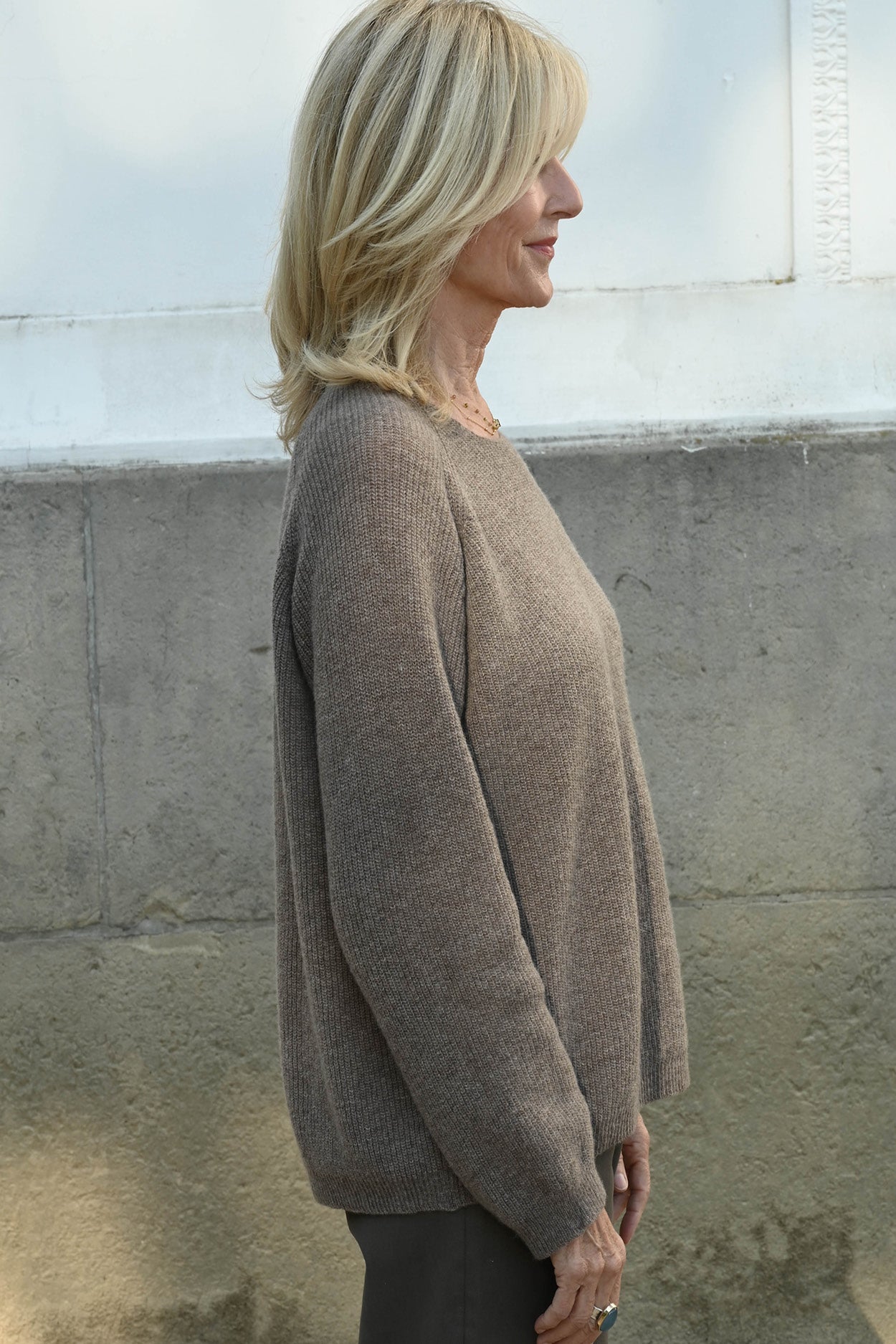 Charismalook Pullover No.3 Taupe