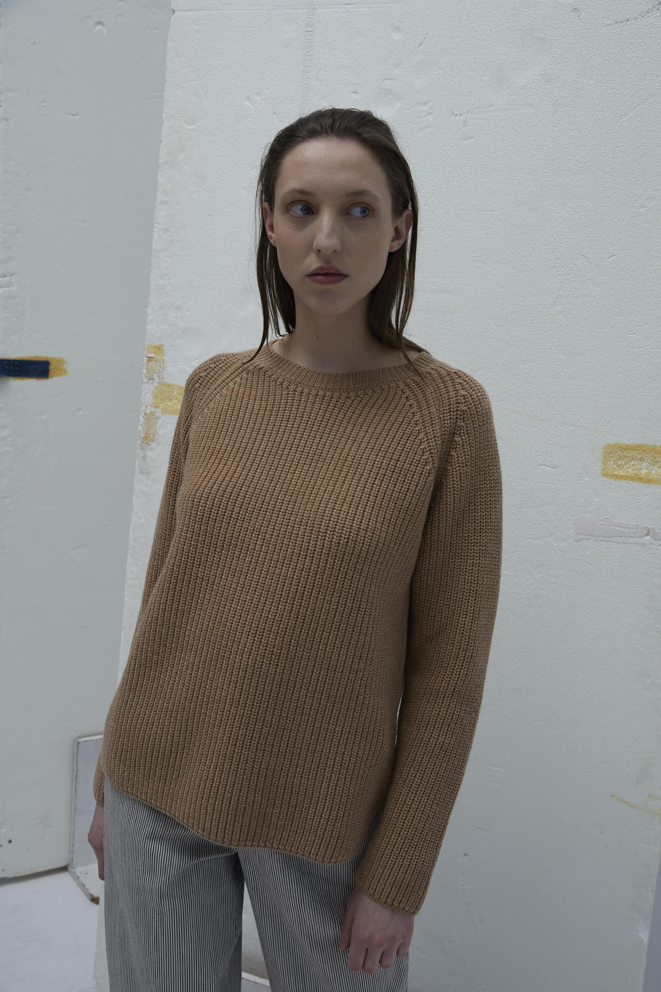 Heavy Rib Crew Neck Pullover