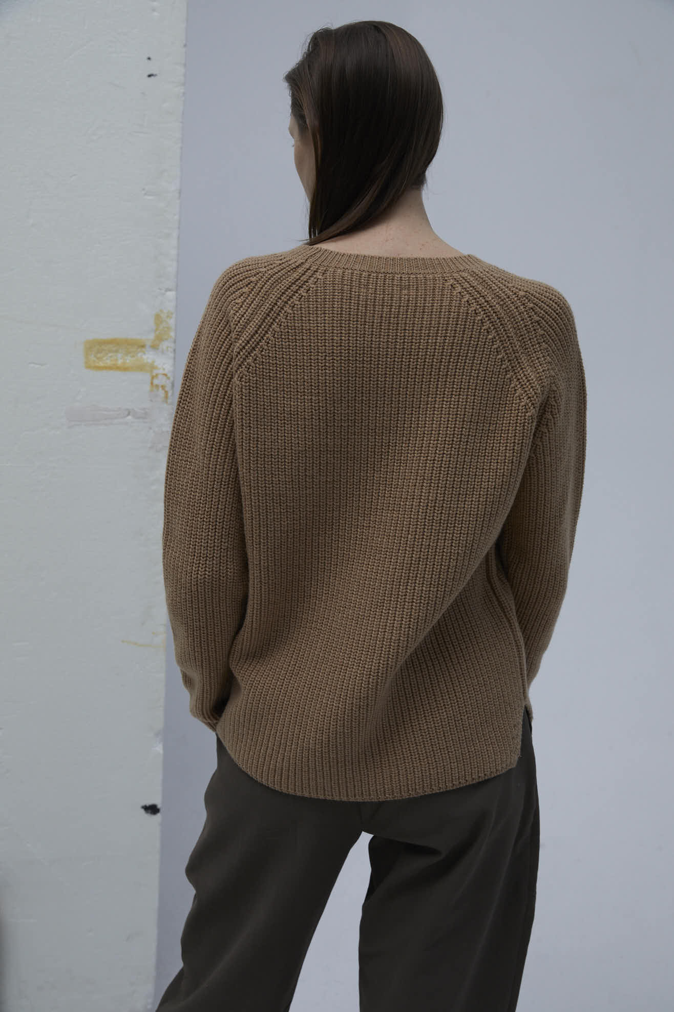 Heavy Rib Crew Neck Pullover