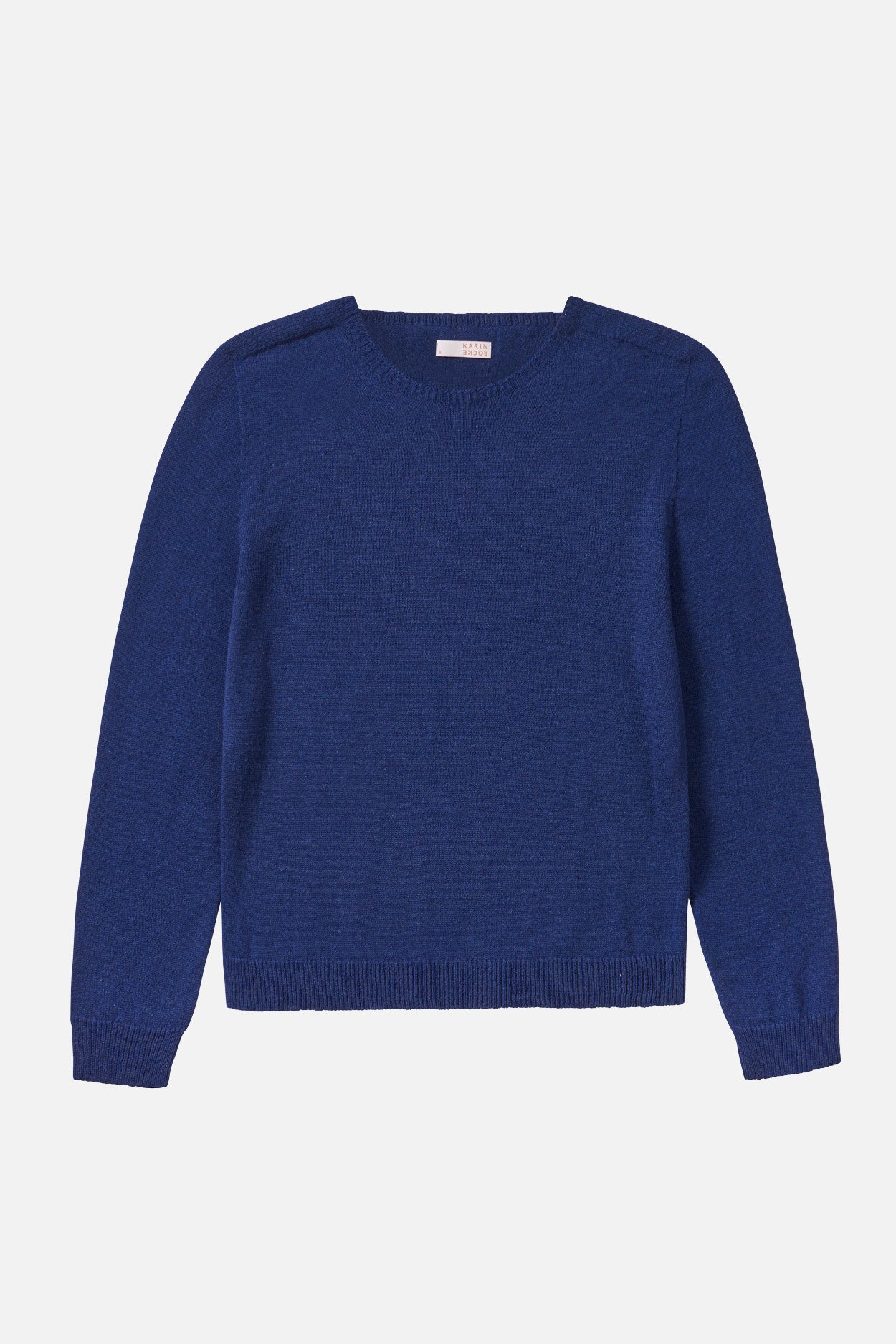 Crew Neck Basic Mono Blue