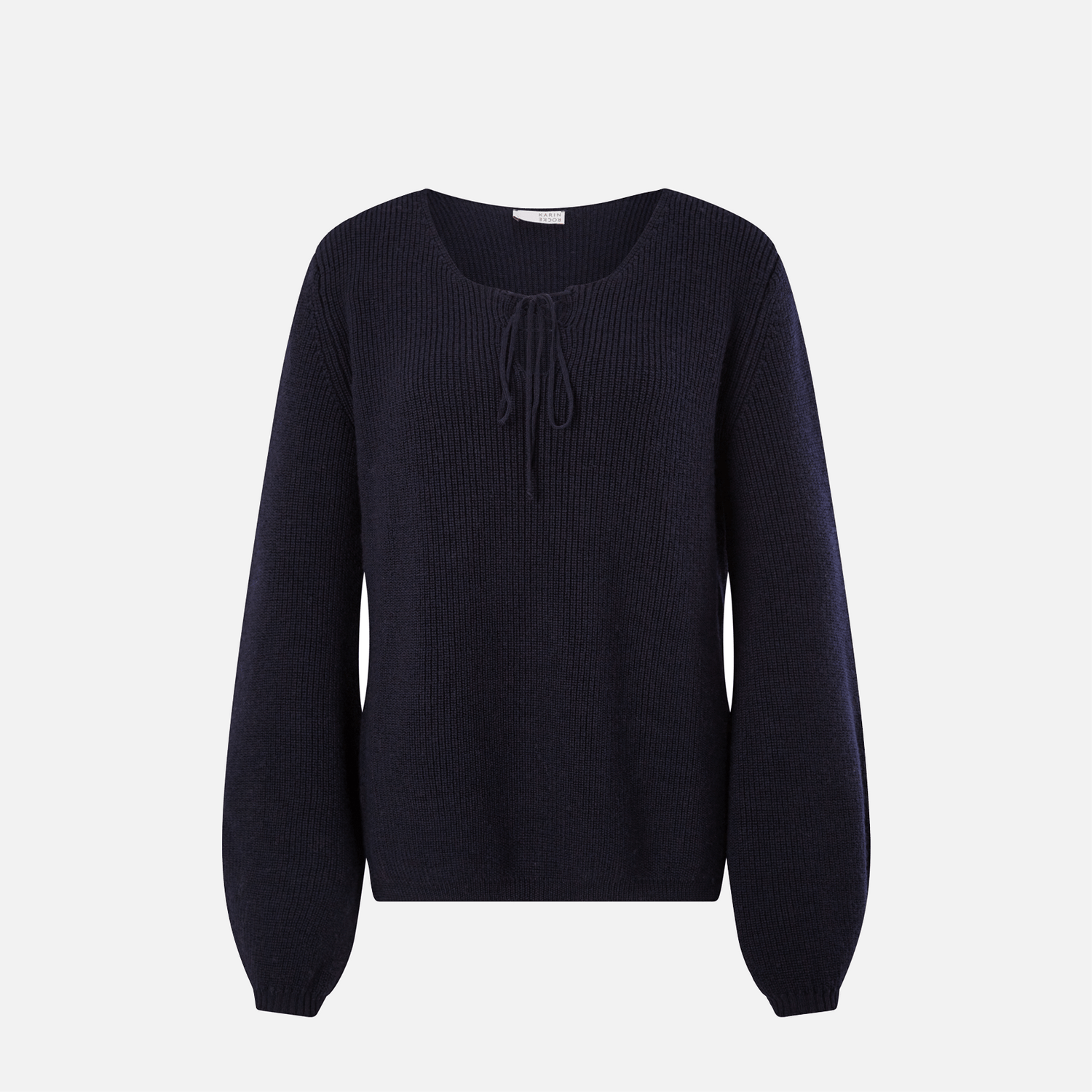 Karin Rocke blousy jumper in merino wool jumpers deep blue