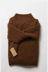 Karin Rocke Cool Cable Jumper jumpers cognac brown