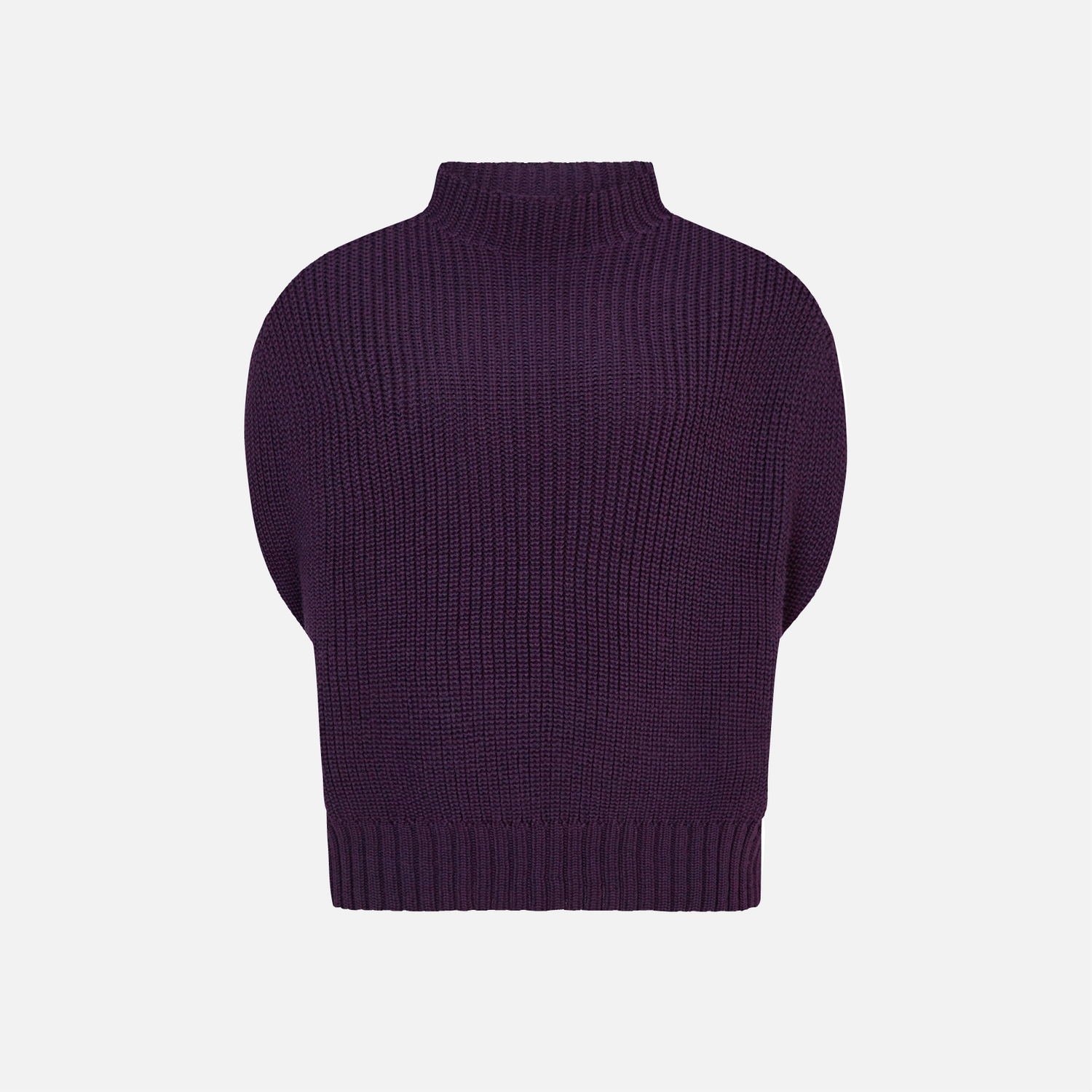 Karin Rocke Merino Pullunder slip overs aubergine