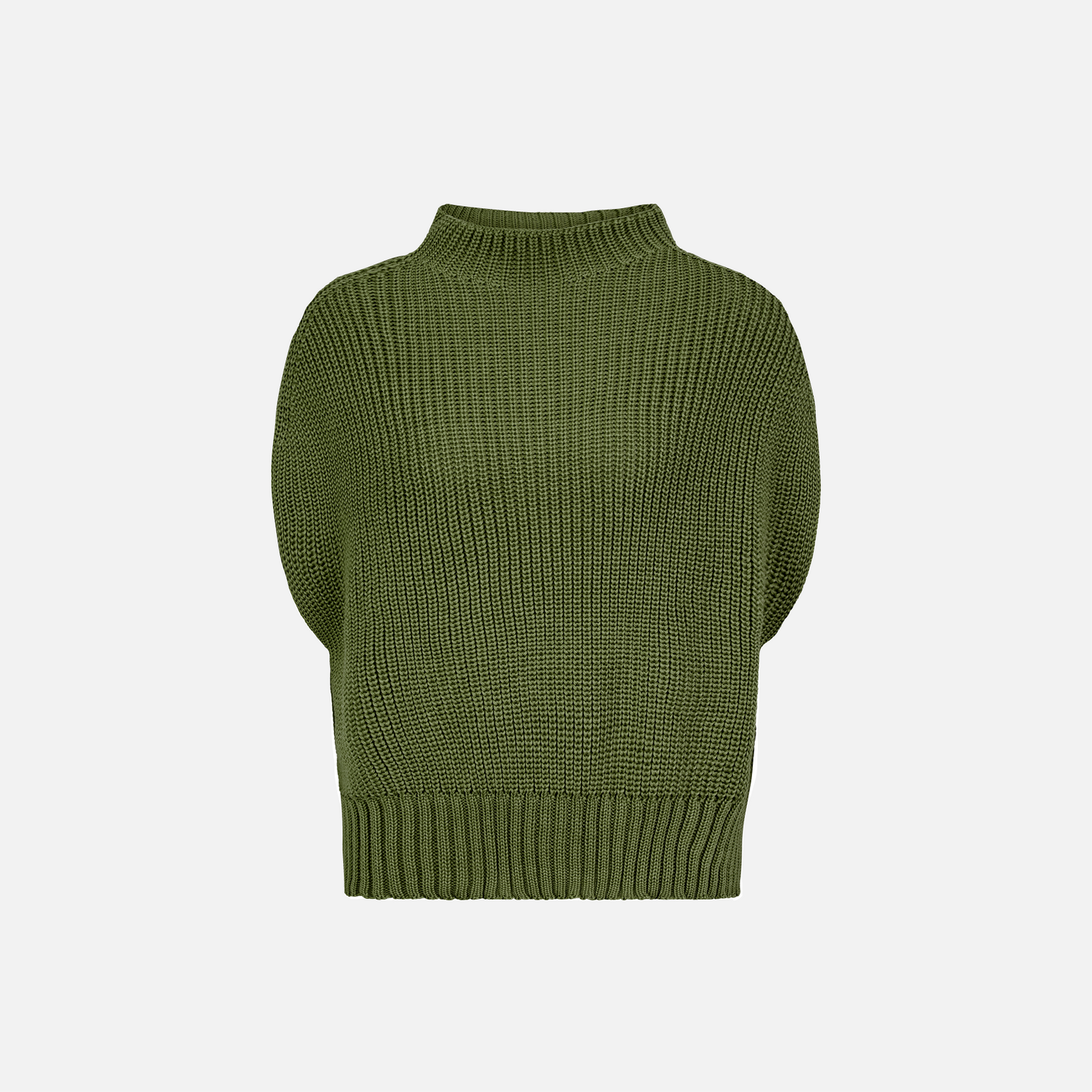 Karin Rocke Merino Pullunder slip overs green pine