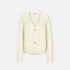 Karin Rocke v-neck cardigan in merino wool cardigans cream