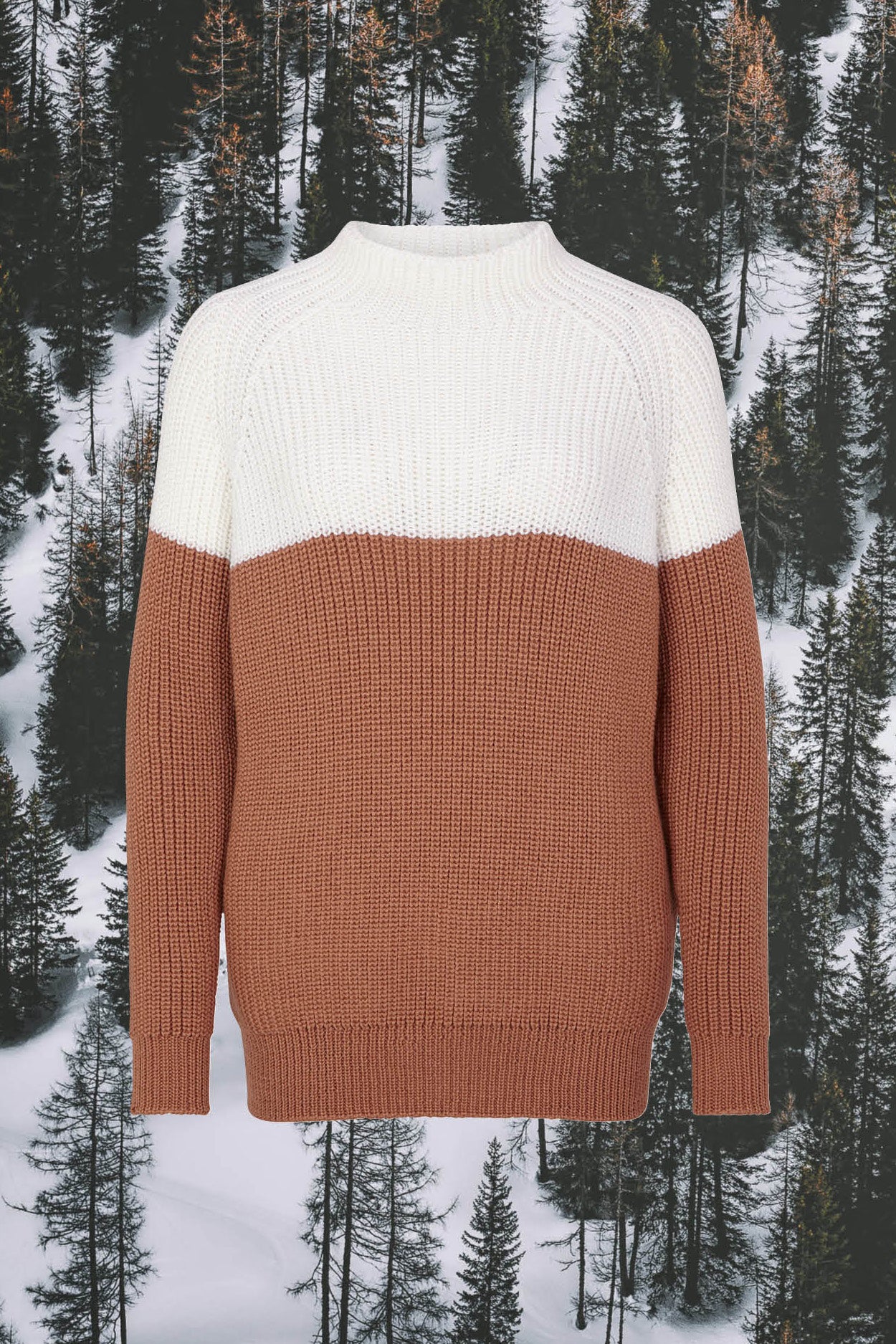 Karin Rocke Après-Ski Knit men's jumpers camel white