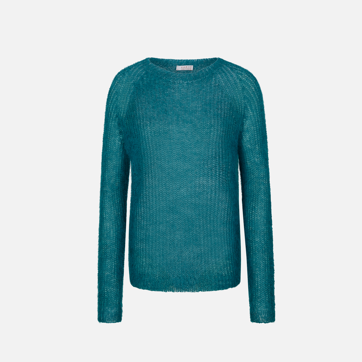 Mohair Pullover Türkis