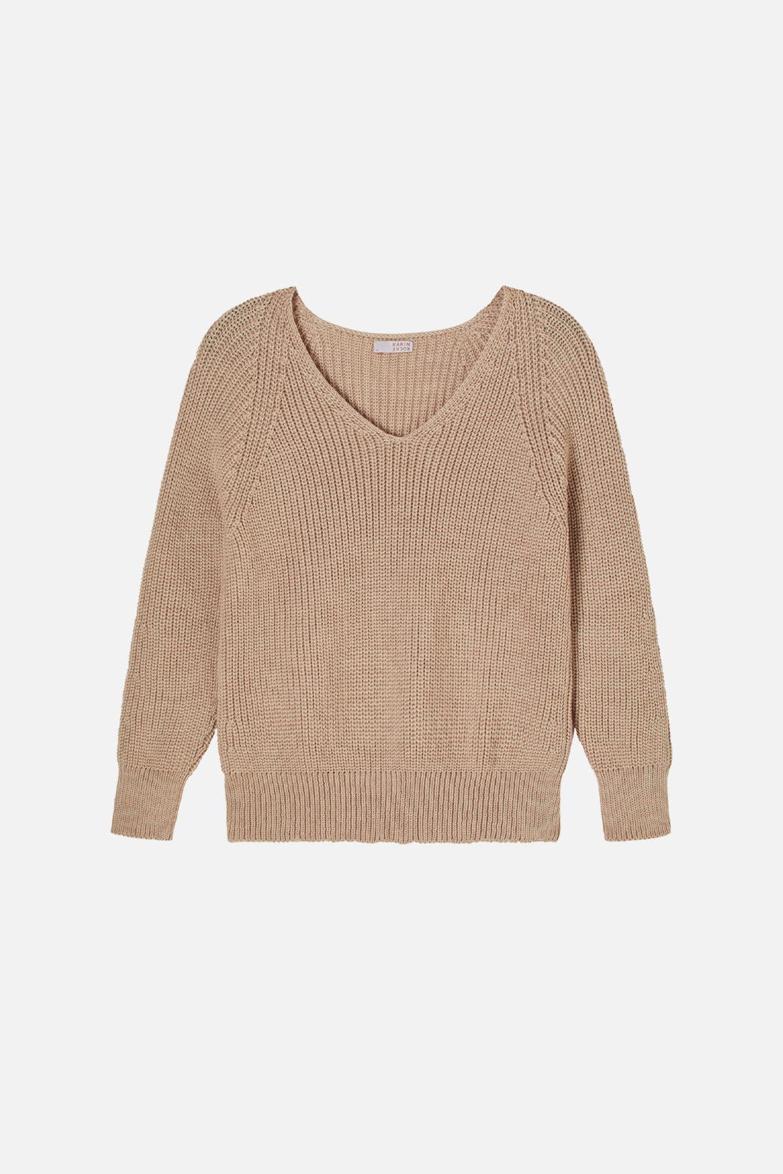 Chunky V-neck in Cozy Merino