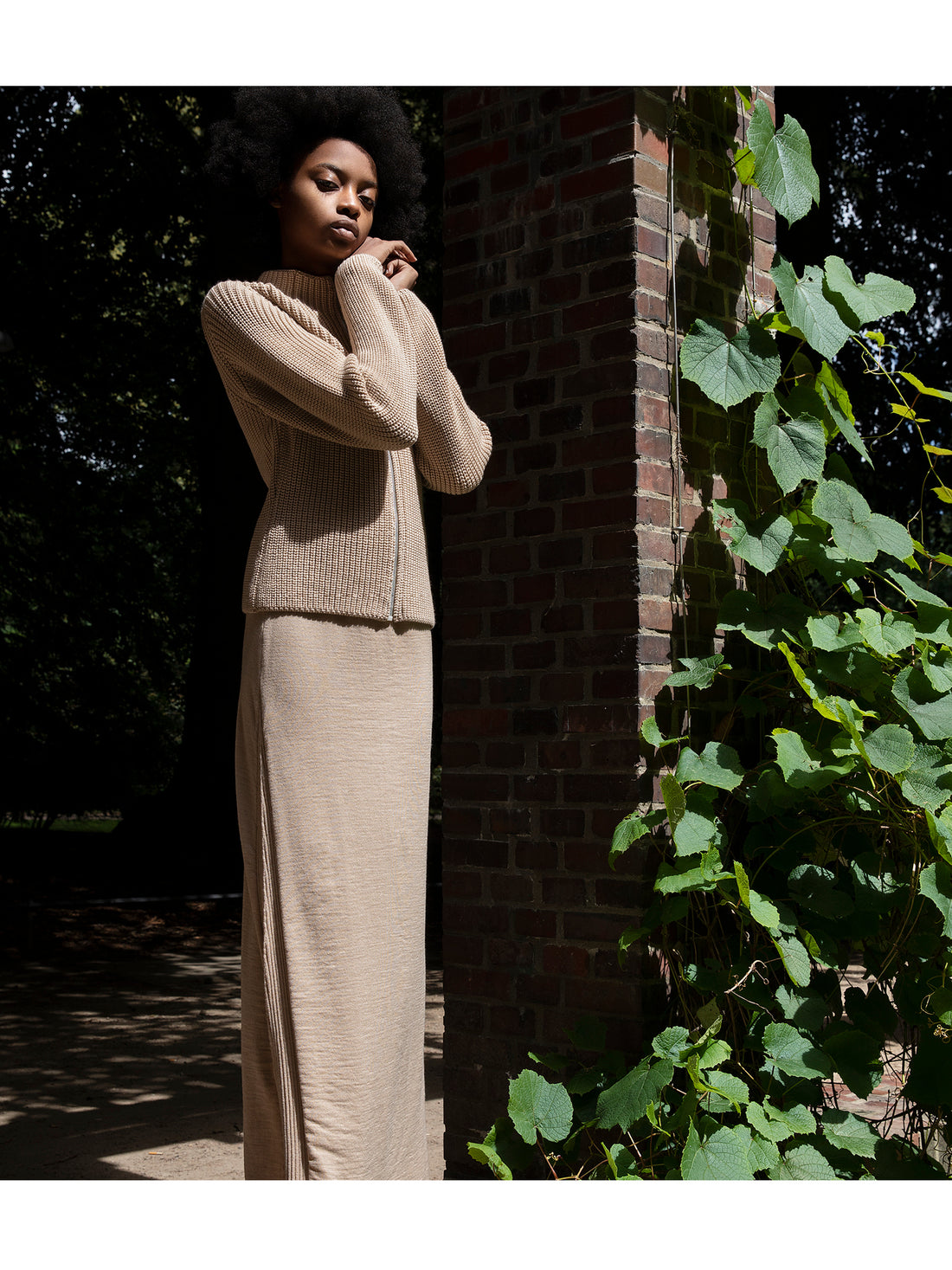 Skirt Maxi in Cozy Merino Knit