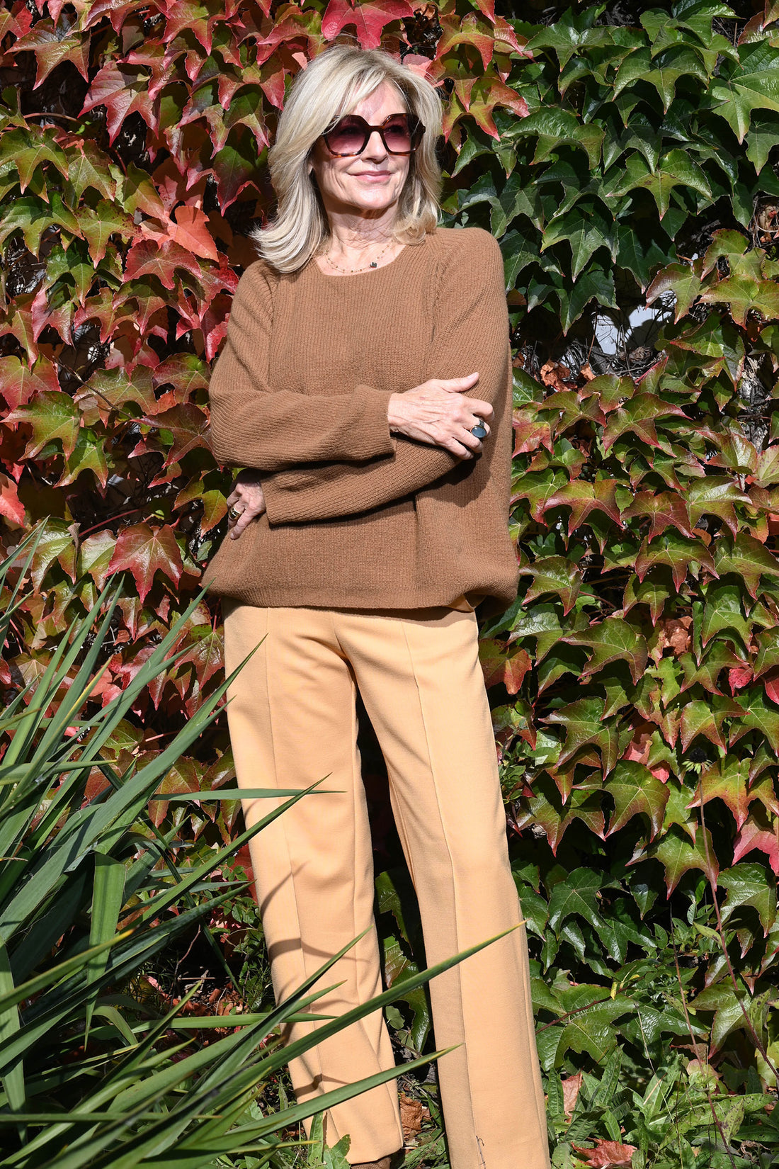 Charismalook Pullover No.3 Cognac Brown