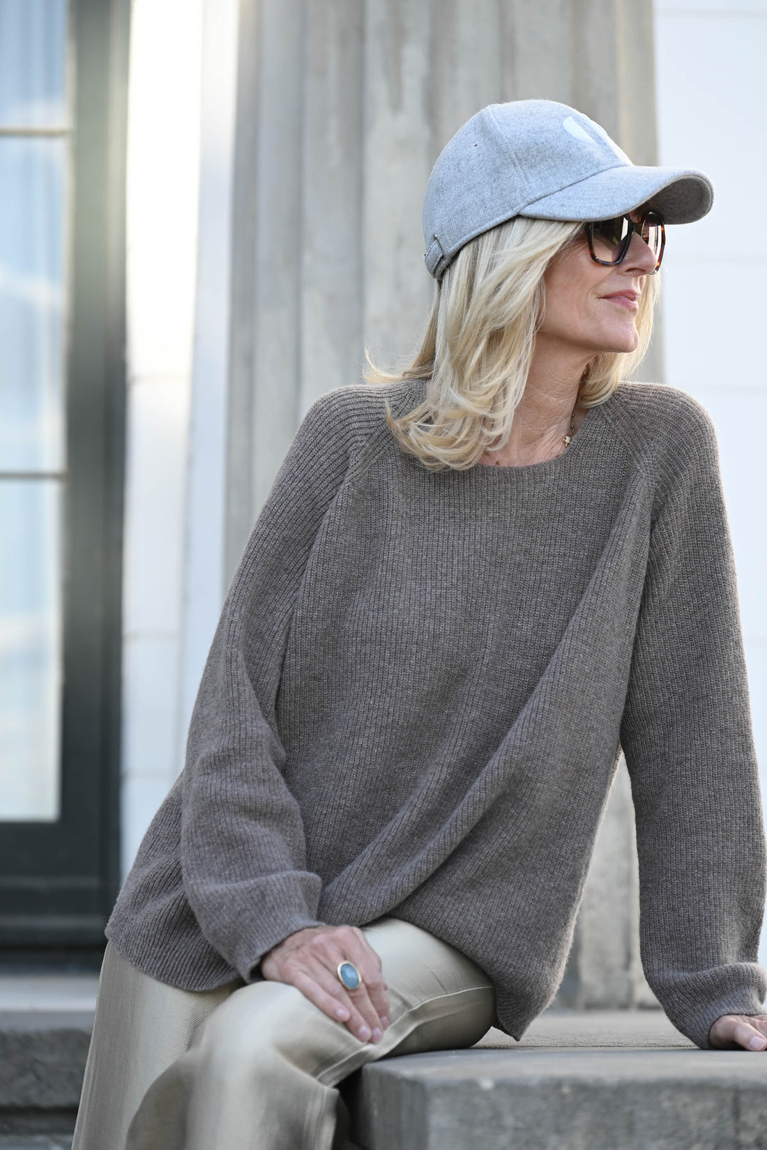 Charismalook Pullover No.3 Taupe