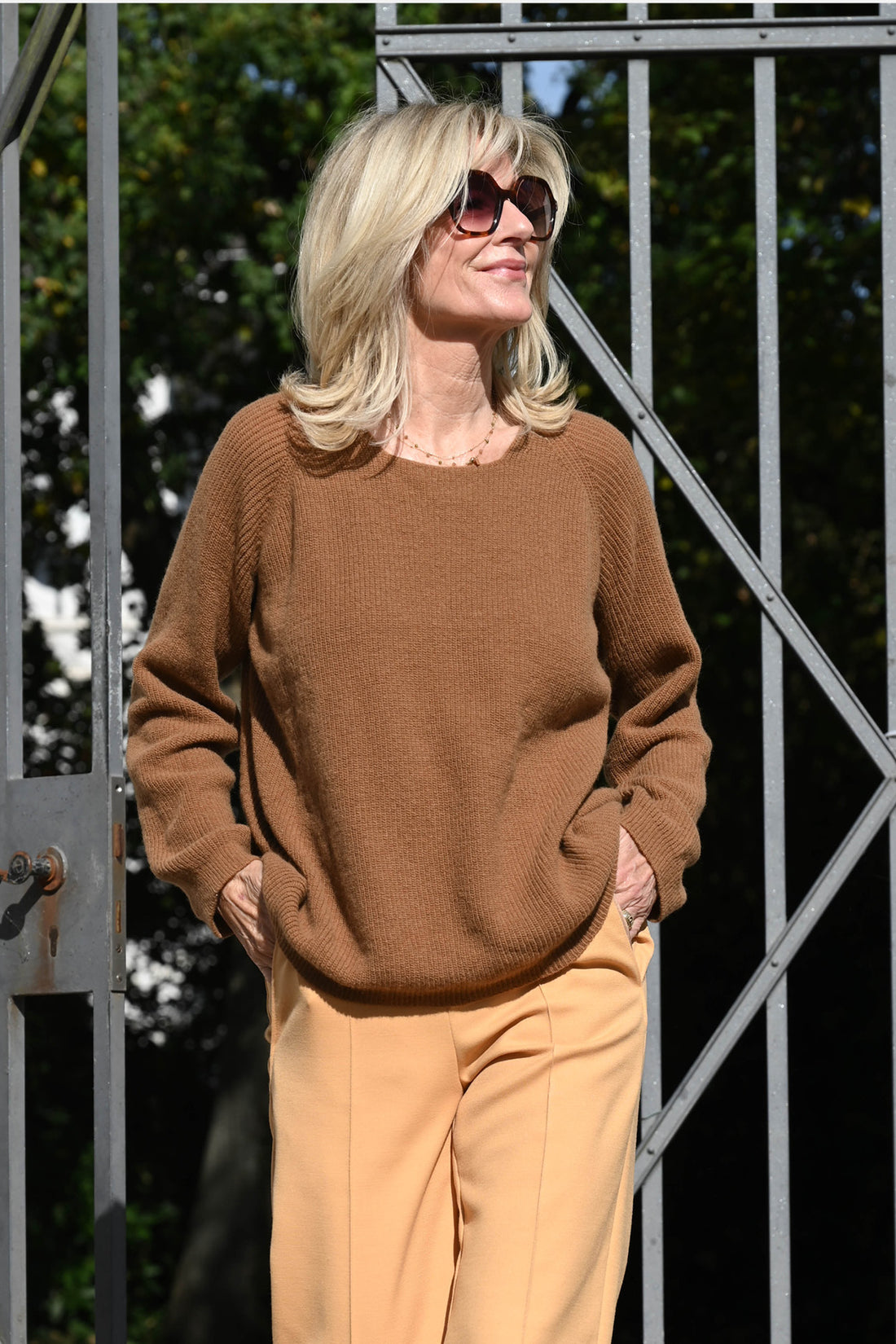 Charismalook Pullover No.3 Cognac Brown