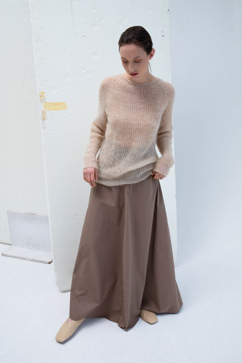 Mohair Pullover Beige