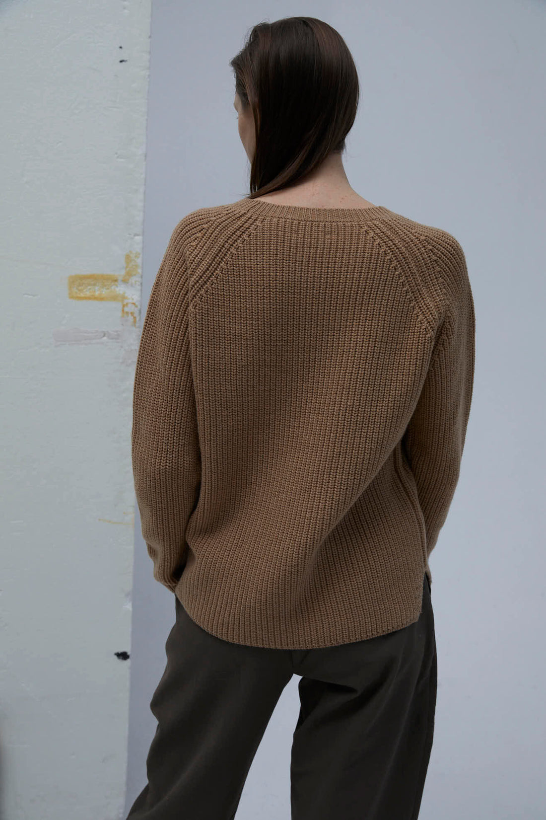 Heavy Rib Crew Neck Pullover