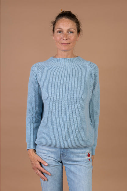 Cozy Warm Ribbed Turtle Pullover