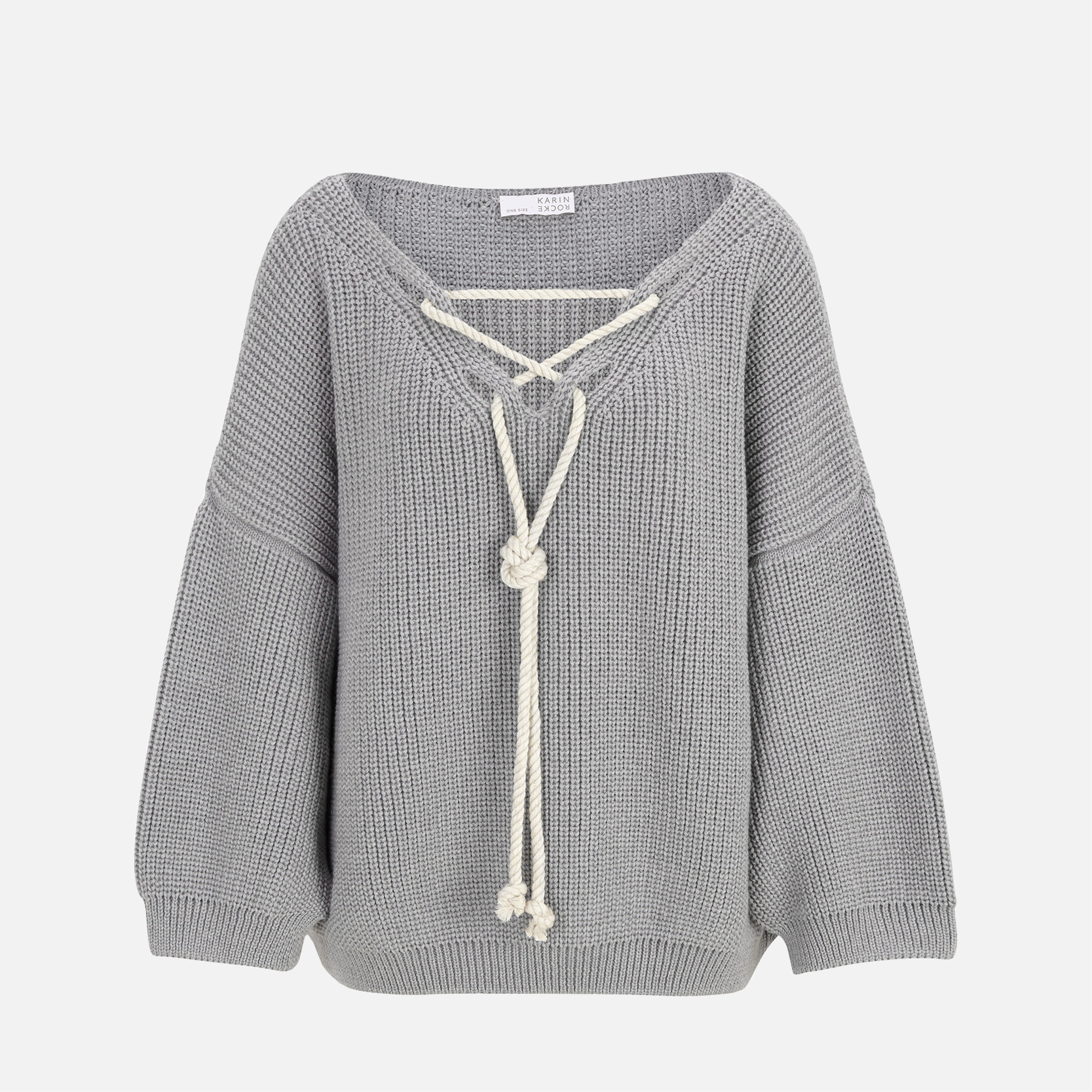 Karin Rocke Oversized v-neck in merino wool jumpers