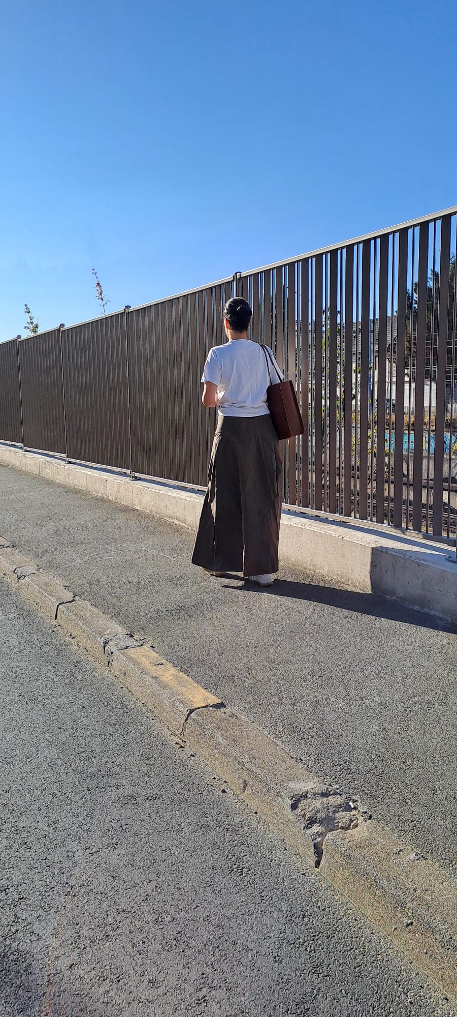 poplin maxi skirt olive