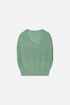 Karin Rocke Pullunder V-neck slip overs light green