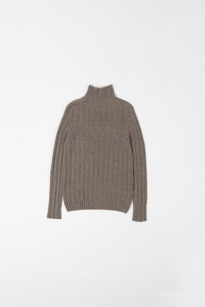 Karin Rocke Ribbed Cozy Jumper jumpers taupe melange