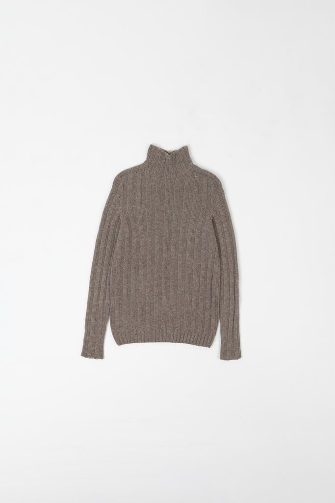 Karin Rocke Ribbed Cozy Jumper jumpers taupe melange