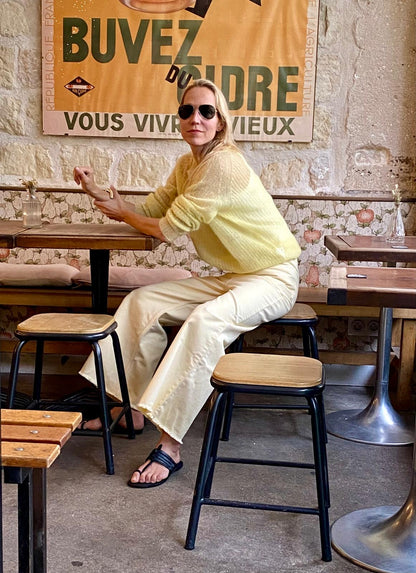 Mohair Pullover Yellow