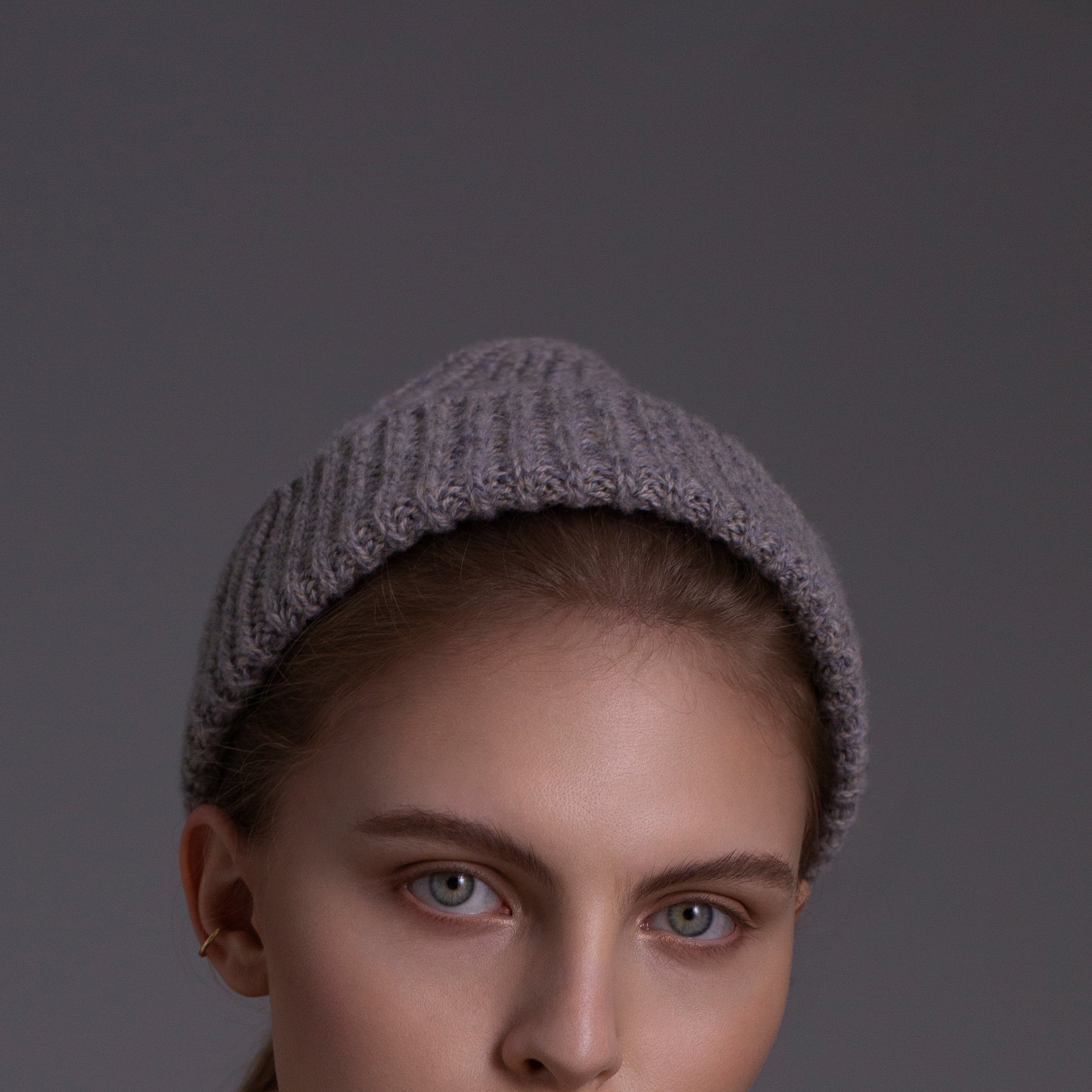 Karin Rocke chunky beanie accessoires three greys melange