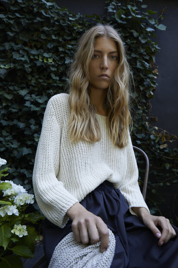 cropped summer jumper - www.karinrocke.com