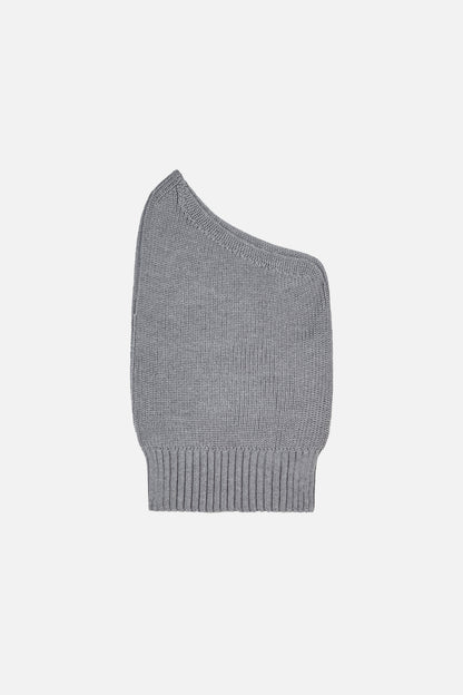Karin Rocke one shoulder slip over slip overs heather grey