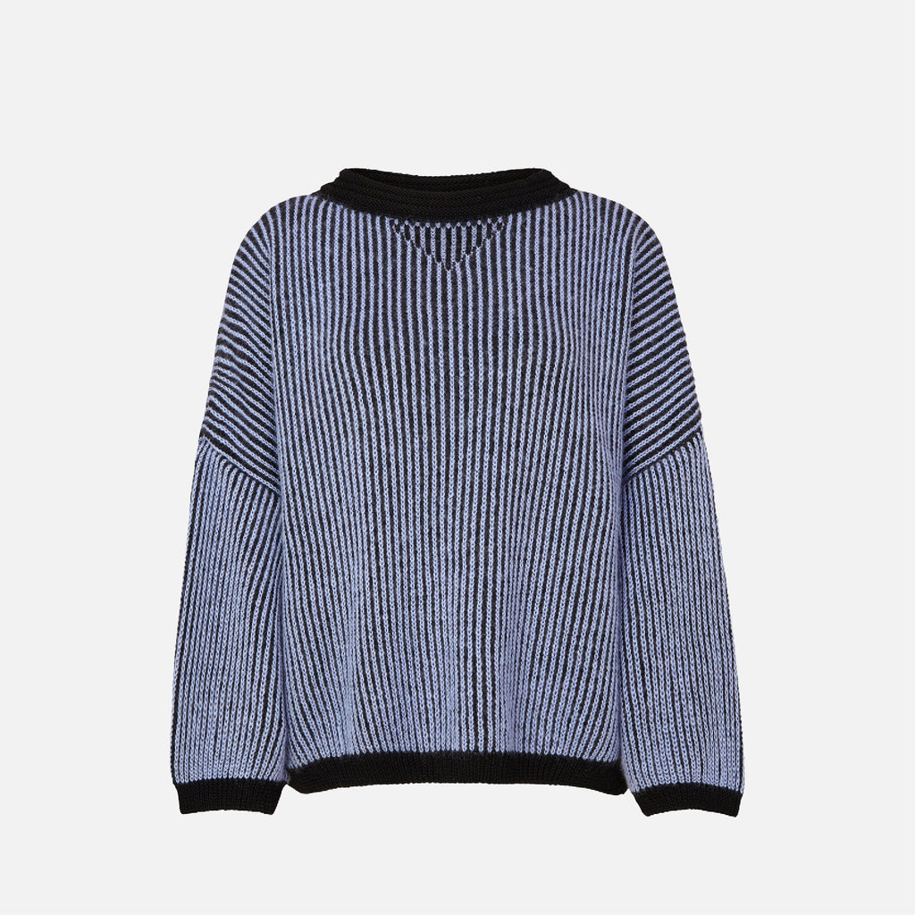 overized pinstripe jumper - www.karinrocke.com