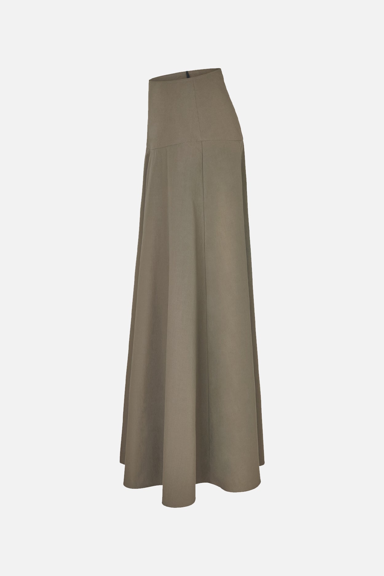 Karin Rocke poplin maxi skirt skirts oliv