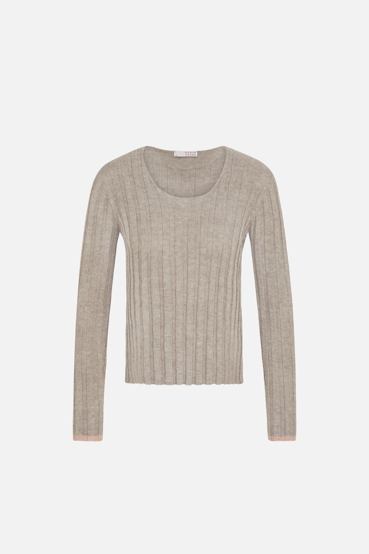 ribbed fitted jumper - www.karinrocke.com