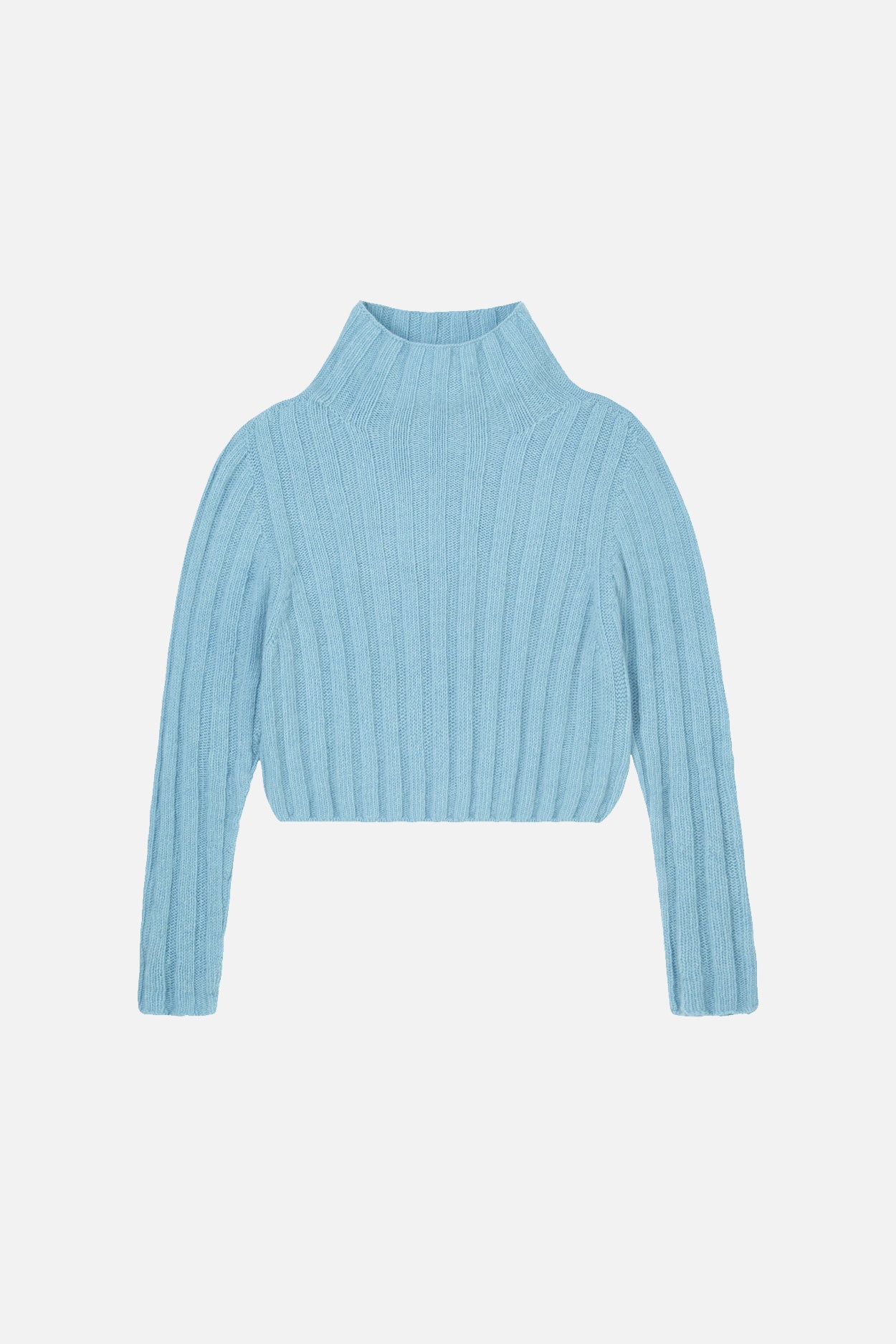 Karin Rocke ribbed cropped jumper jumpers bluette