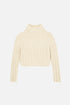 Karin Rocke ribbed cropped jumper jumpers creme