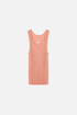 Karin Rocke ribbed tank top summer knits apricot