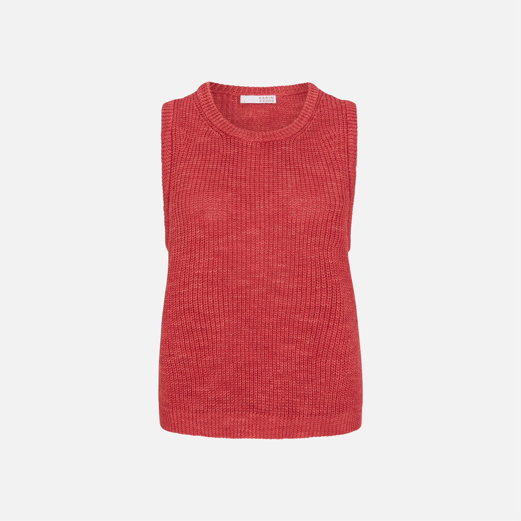 tank top in cotton and linen - www.karinrocke.com