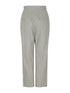 Karin Rocke tapered striped cotton pants pants blue& white