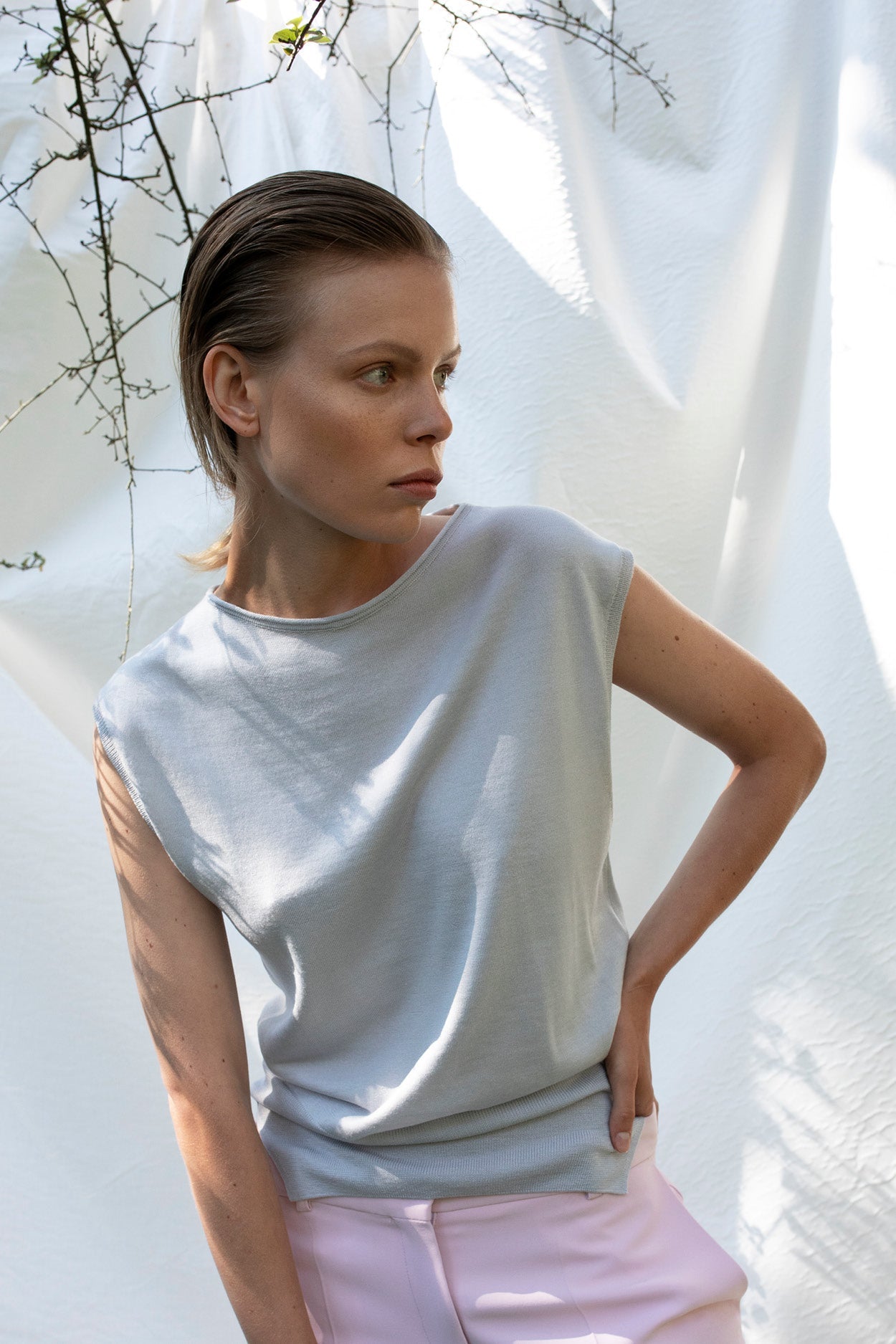 top in merino wool and silk - www.karinrocke.com